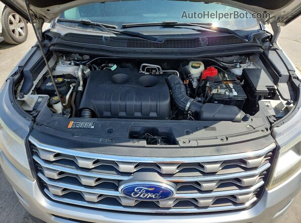 1FM5K7DH4HGD78071 2017 FORD EXPLORER Silver Շարժիչի բաժամունքի տեսք