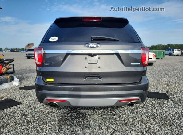 1FM5K7DH5GGA07211 2016 FORD EXPLORER Gray Rear view