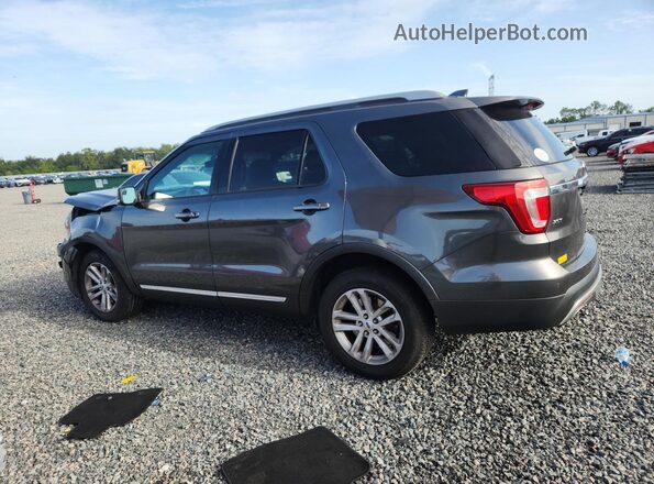 1FM5K7DH5GGA07211 2016 FORD EXPLORER Gray Rear left