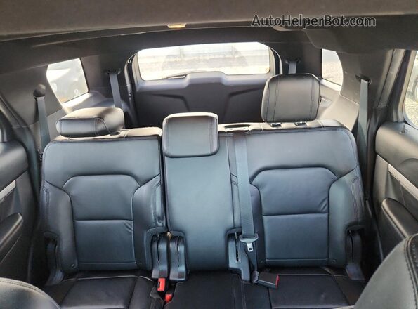 1FM5K7DH5GGA07211 2016 FORD EXPLORER Gray Rear seats view
