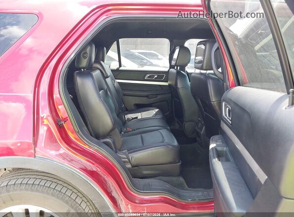 1FM5K7DH5GGC85574 2016 FORD EXPLORER Красный Вид наклейки с VIN-кодом