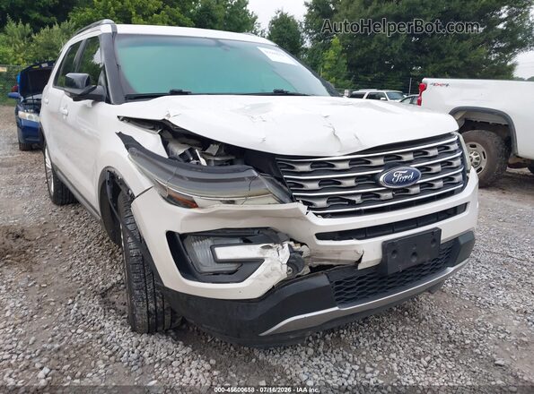1FM5K7DH5HGA07811 2017 FORD EXPLORER Белый Вид спереди