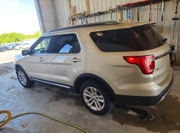 1FM5K7DH5HGC67805 2017 FORD EXPLORER Beige Trasero izquierdo
