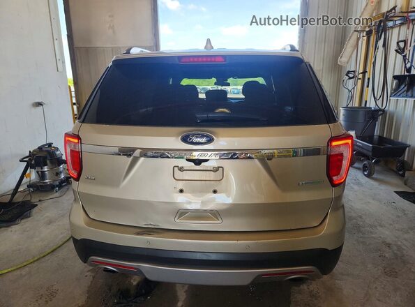 1FM5K7DH5HGC67805 2017 FORD EXPLORER Beige Vista trasera