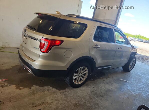 1FM5K7DH5HGC67805 2017 FORD EXPLORER Beige Trasero derecho