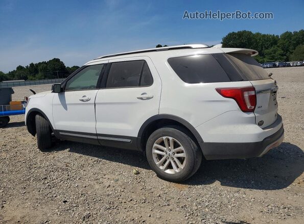1FM5K7DH5HGD87684 2017 FORD EXPLORER White Trasero izquierdo