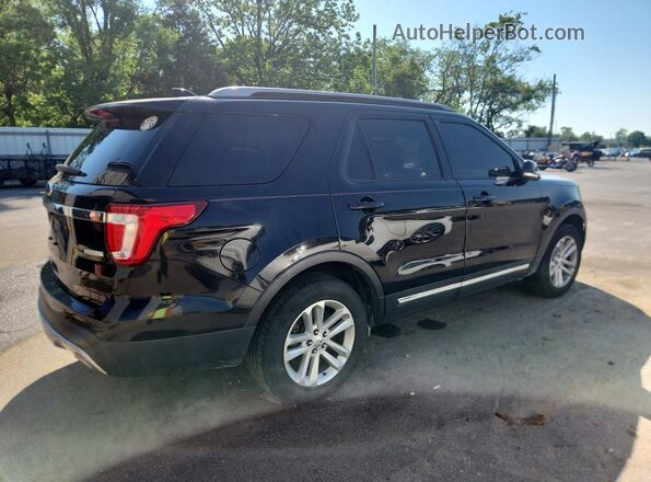 1FM5K7DH6HGC64556 2017 FORD EXPLORER Black Trasero derecho