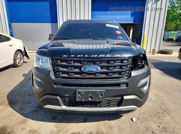 1FM5K7DH6HGC64556 2017 FORD EXPLORER Black Vista frontal