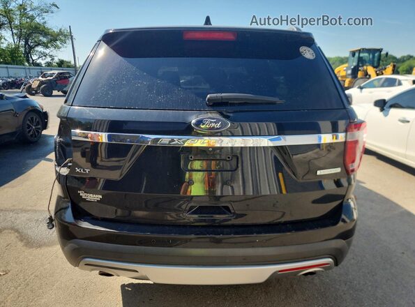 1FM5K7DH6HGC64556 2017 FORD EXPLORER Black Vista trasera