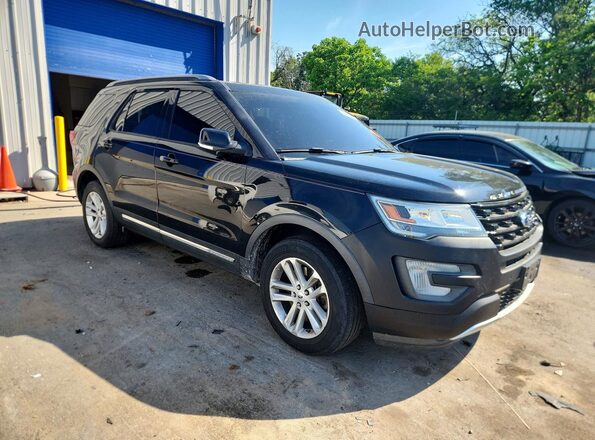 1FM5K7DH6HGC64556 2017 FORD EXPLORER Black Delantero derecho