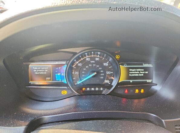 1FM5K7DH6HGC64556 2017 FORD EXPLORER Black Vista del cuadro de instrumentos