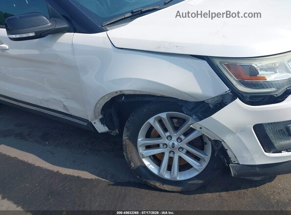 1FM5K7DH7GGD25105 2016 FORD EXPLORER White Vista frontal