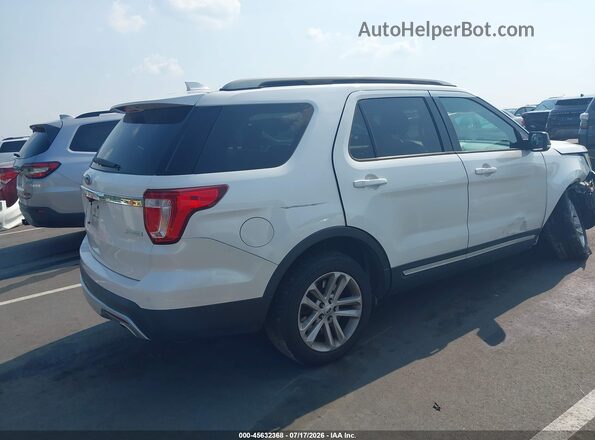 1FM5K7DH7GGD25105 2016 FORD EXPLORER White Trasero derecho
