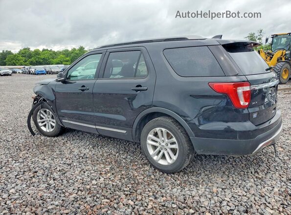 1FM5K7DH7HGD16325 2017 FORD EXPLORER Black Trasero izquierdo