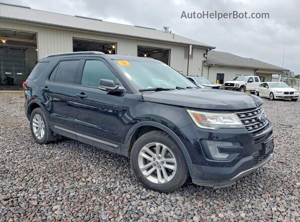 1FM5K7DH7HGD16325 2017 FORD EXPLORER Black Delantero derecho