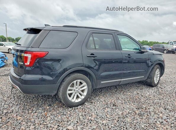 1FM5K7DH7HGD16325 2017 FORD EXPLORER Black Trasero derecho