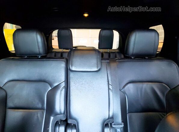 1FM5K7DH7HGD16325 2017 FORD EXPLORER Black Vista de los asientos traseros