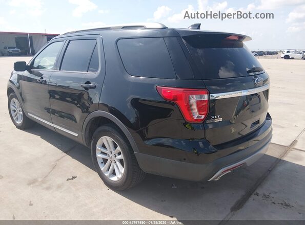 1FM5K7DH7HGD20827 2017 FORD EXPLORER Black Задня ліва чверть