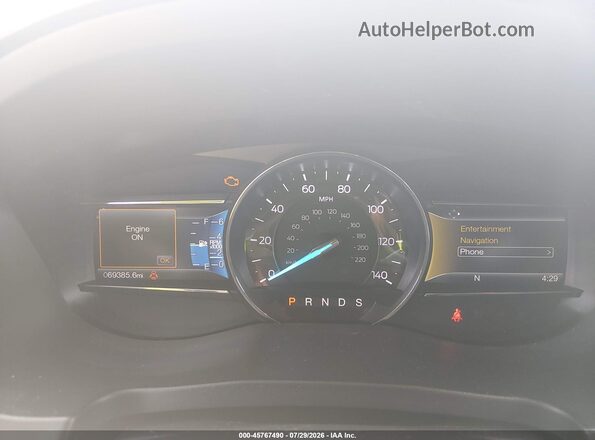 1FM5K7DH7HGD20827 2017 FORD EXPLORER Black Вид задніх сидінь