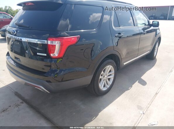 1FM5K7DH7HGD20827 2017 FORD EXPLORER Black Задня права чверть