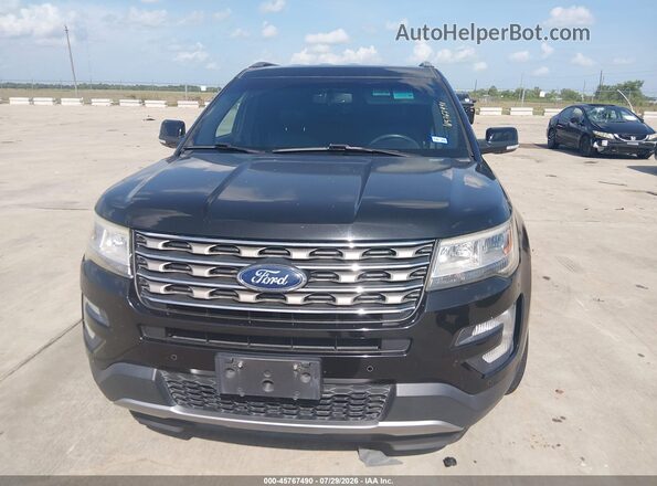 1FM5K7DH7HGD20827 2017 FORD EXPLORER Black Вид спереду