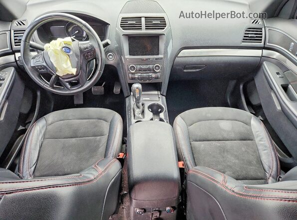 1FM5K7DH7KGA41627 2019 FORD EXPLORER Black Вид панелі приладів