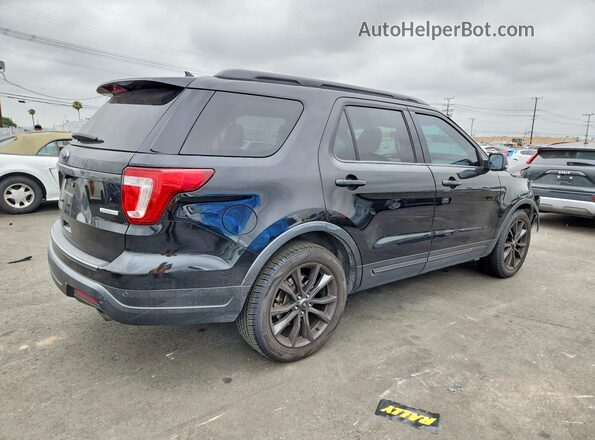 1FM5K7DH7KGA41627 2019 FORD EXPLORER Black Задня права чверть