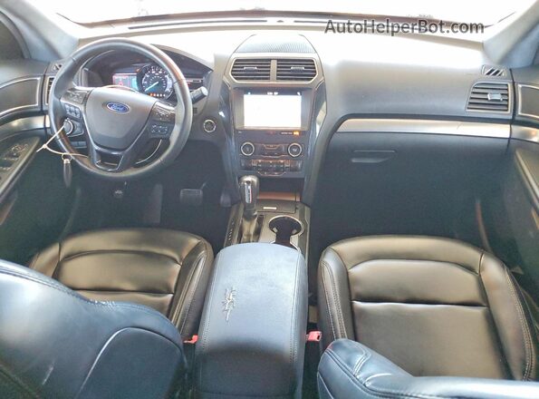 1FM5K7DH7KGB53988 2019 FORD EXPLORER Gray Вид панелі приладів