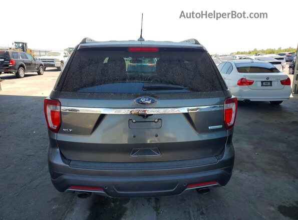 1FM5K7DH7KGB53988 2019 FORD EXPLORER Gray Вид ззаду