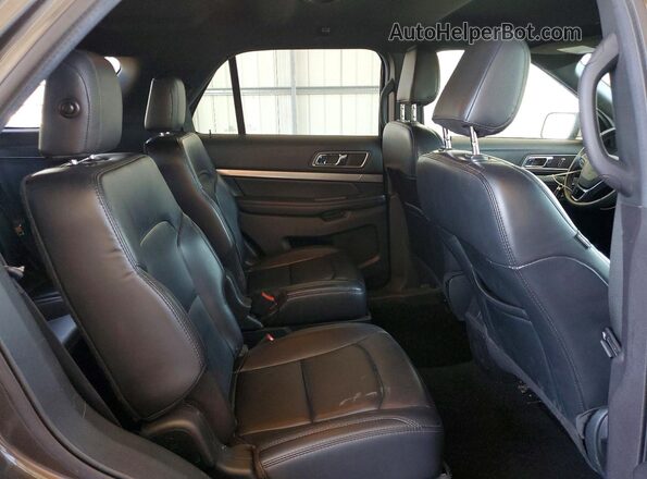 1FM5K7DH7KGB53988 2019 FORD EXPLORER Gray Вид задніх сидінь