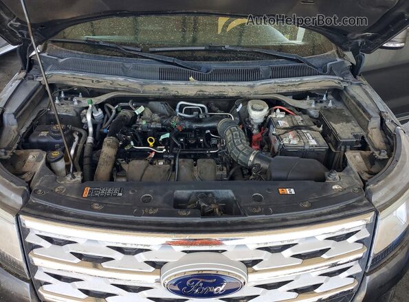 1FM5K7DH7KGB53988 2019 FORD EXPLORER Gray Вид задньої частини салону