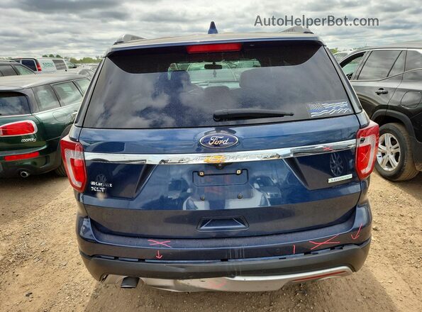 1FM5K7DH8HGC26830 2017 FORD EXPLORER Blue Vista trasera