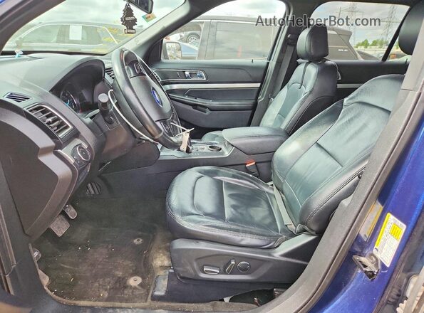 1FM5K7DH8HGC26830 2017 FORD EXPLORER Blue Vista interior delantera
