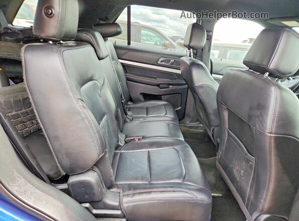 1FM5K7DH8HGC26830 2017 FORD EXPLORER Blue Vista de los asientos traseros