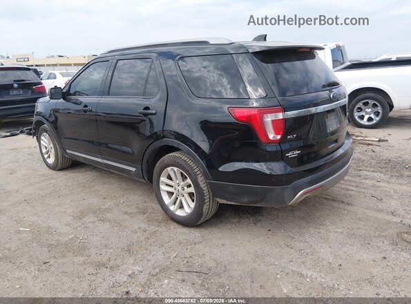 1FM5K7DH9HGC53325 2017 FORD EXPLORER Черный Задняя левая четверть