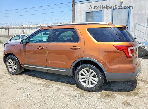 1FM5K7DH9HGD64215 2017 FORD EXPLORER Orange Rear left