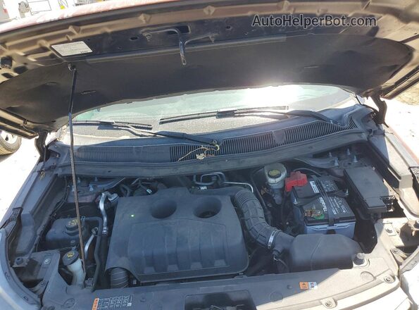 1FM5K7DH9HGD64215 2017 FORD EXPLORER Orange Engine compartment view