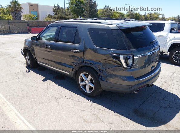 1FM5K7DH9JGA42583 2018 FORD EXPLORER Gray უკანა მარცხენა
