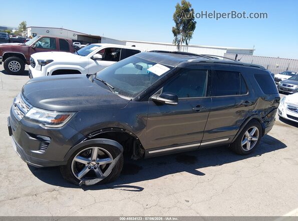 1FM5K7DH9JGA42583 2018 FORD EXPLORER Gray 