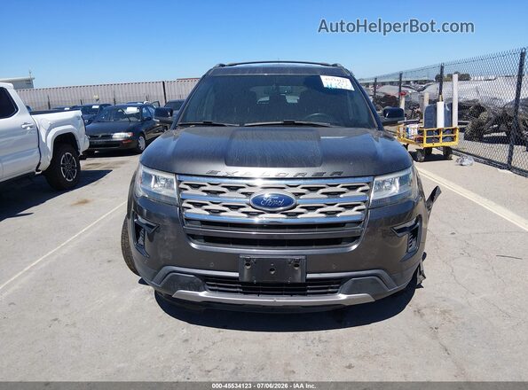 1FM5K7DH9JGA42583 2018 FORD EXPLORER Gray 