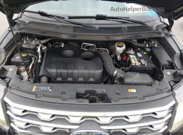1FM5K7DHXGGC64610 2016 FORD EXPLORER Black უკანა ხედი