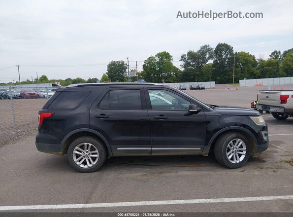 1FM5K7DHXGGC64610 2016 FORD EXPLORER Black უკანა სალონის ხედი