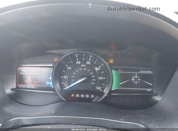 1FM5K7DHXHGD75658 2017 FORD EXPLORER Blue Widok tylnych siedzeń