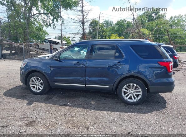 1FM5K7DHXHGD75658 2017 FORD EXPLORER Blue Widok wnętrza 360 stopni
