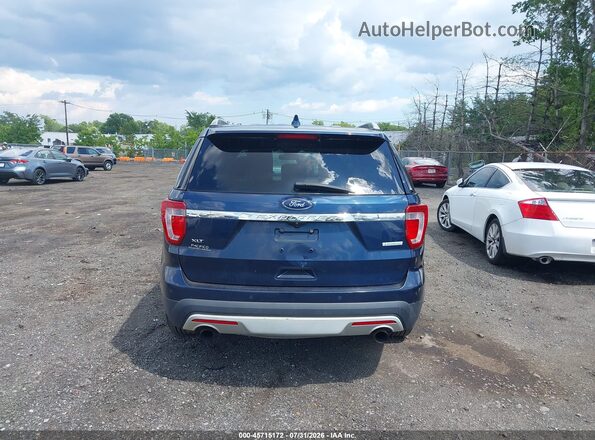 1FM5K7DHXHGD75658 2017 FORD EXPLORER Blue 