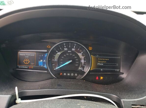 1FM5K7DHXHGE10974 2017 FORD EXPLORER Tan Вид щитка приладів