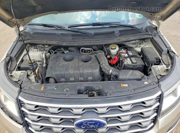 1FM5K7DHXHGE10974 2017 FORD EXPLORER Tan Вид підкапотного простору