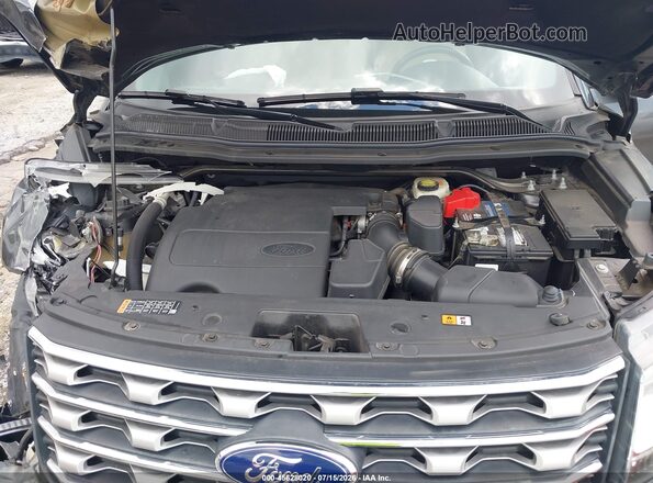 1FM5K7F80GGA48102 2016 FORD EXPLORER Gray უკანა ხედი