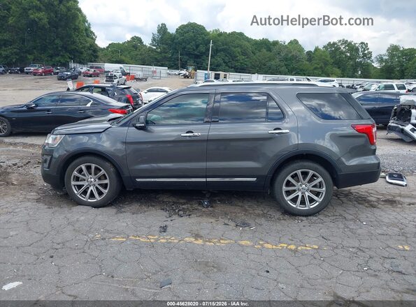 1FM5K7F80GGA48102 2016 FORD EXPLORER Gray სალონის 360-გრადუსიანი ხედი