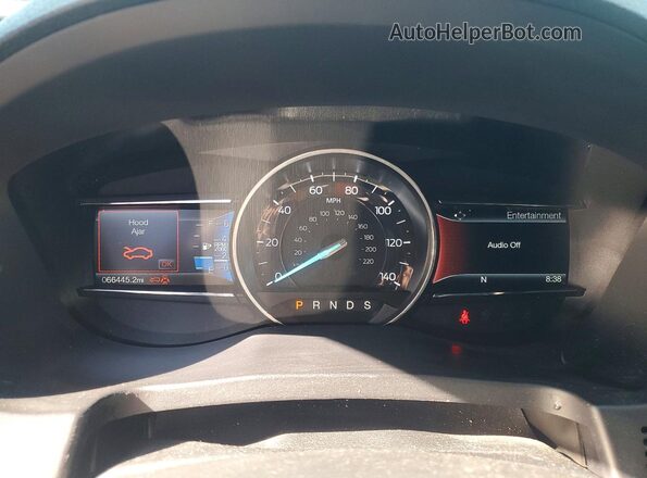 1FM5K7F80HGE33709 2017 FORD EXPLORER Gray Widok zestawu wskaźników